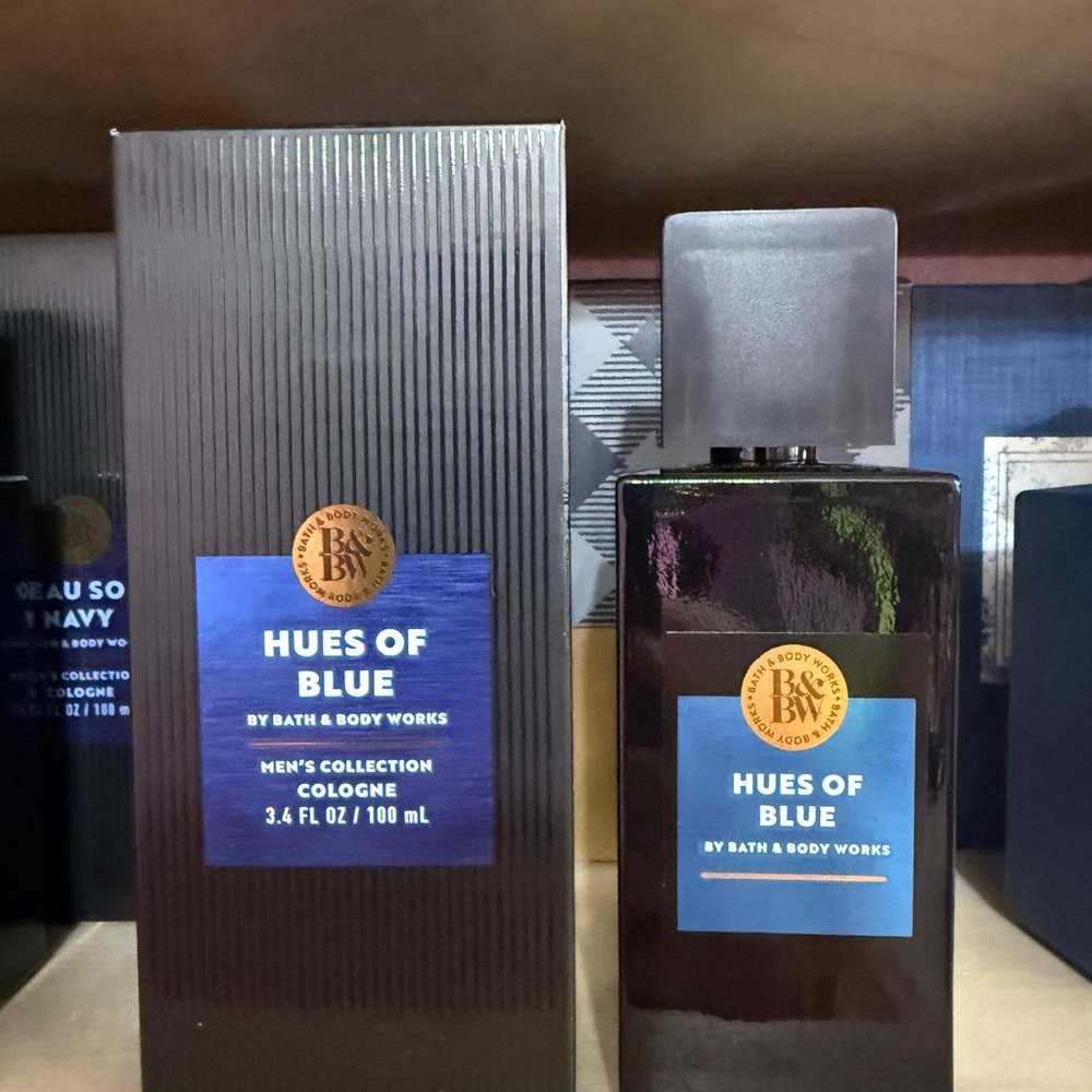 Bath & Body Works Hues of Blue Cologne - Blue & Black